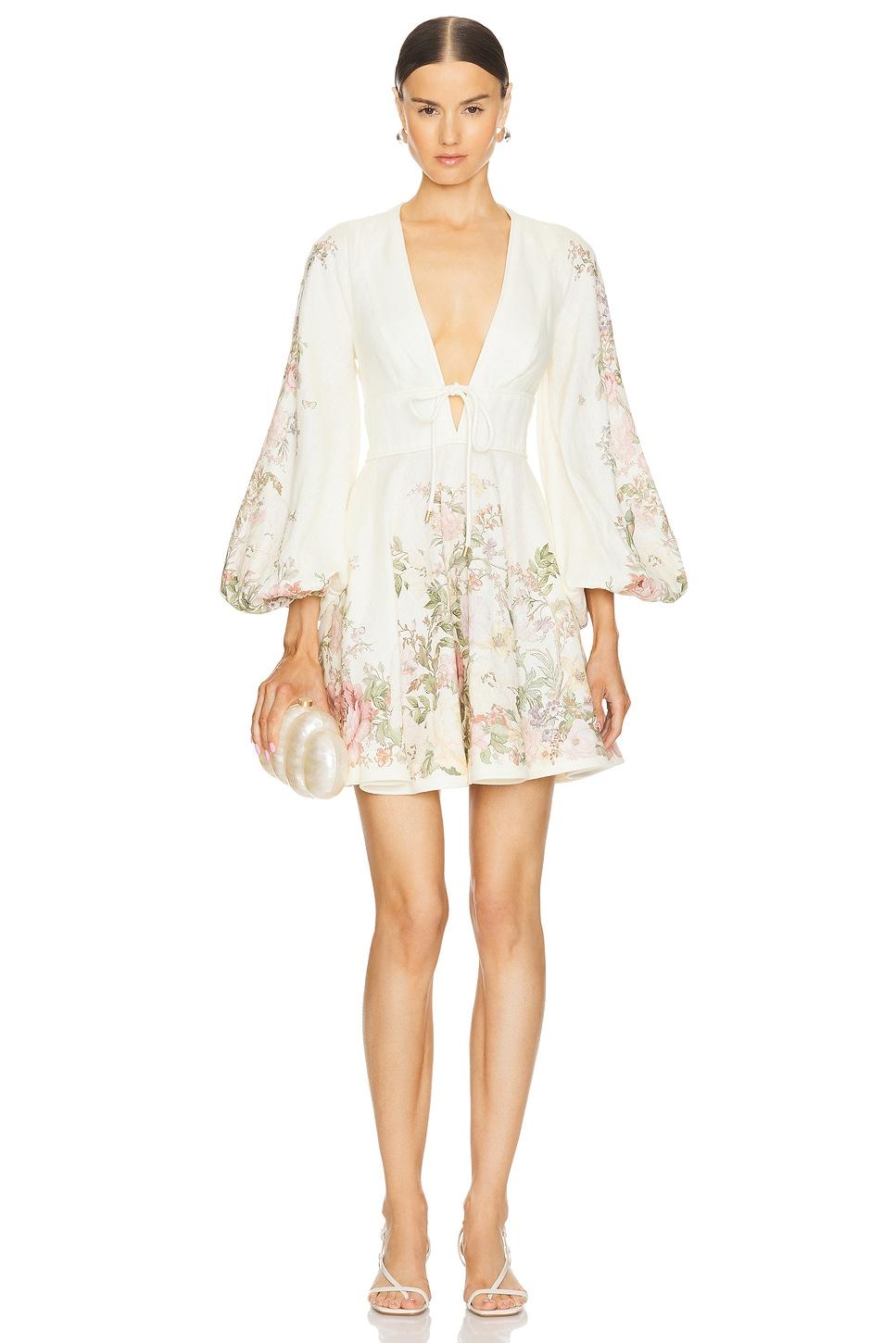 wavelry plunge mini dress