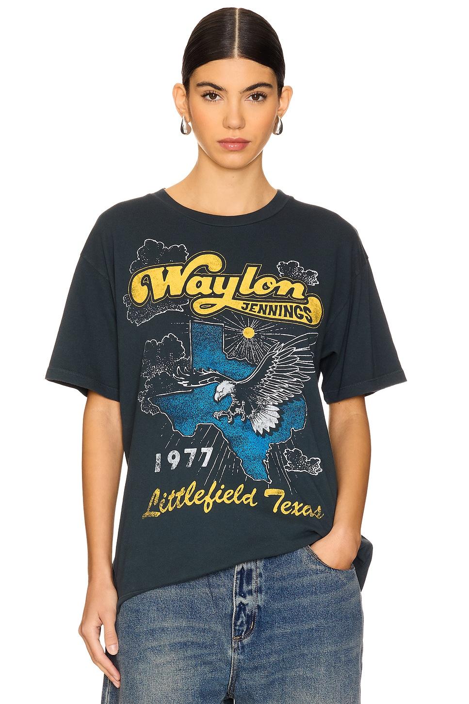 waylon jennings littlefield texas weekend tee