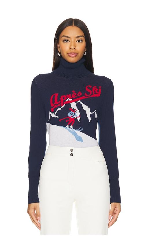 we norwegians after ski sweater women in navy.