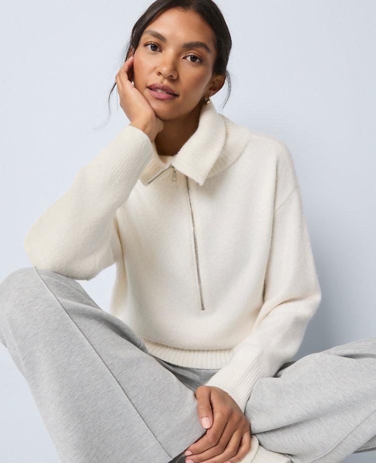 weekend collection half-zip sweater