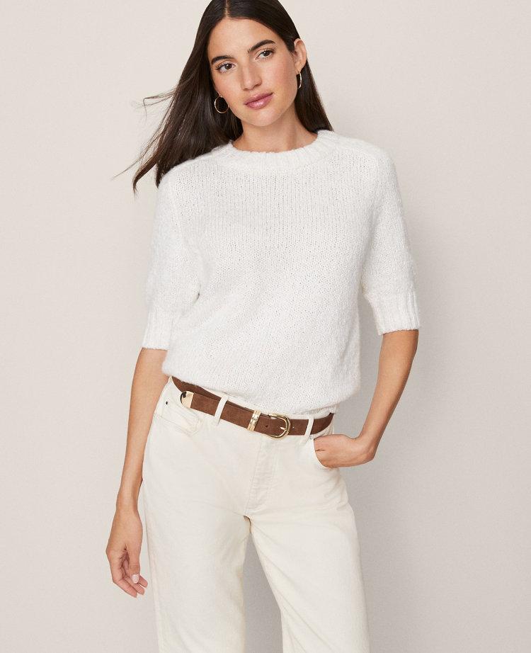 weekend collection marled sweater tee