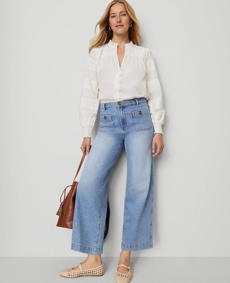 weekend collection patch pocket jean