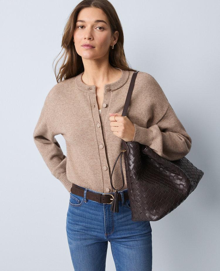 weekend collection puff sleeve cardigan