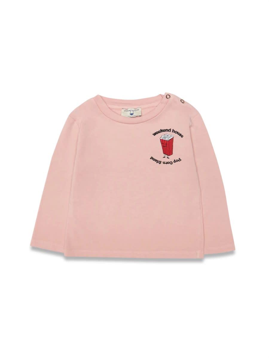 weekend house kids pop corn l/s t-shirt