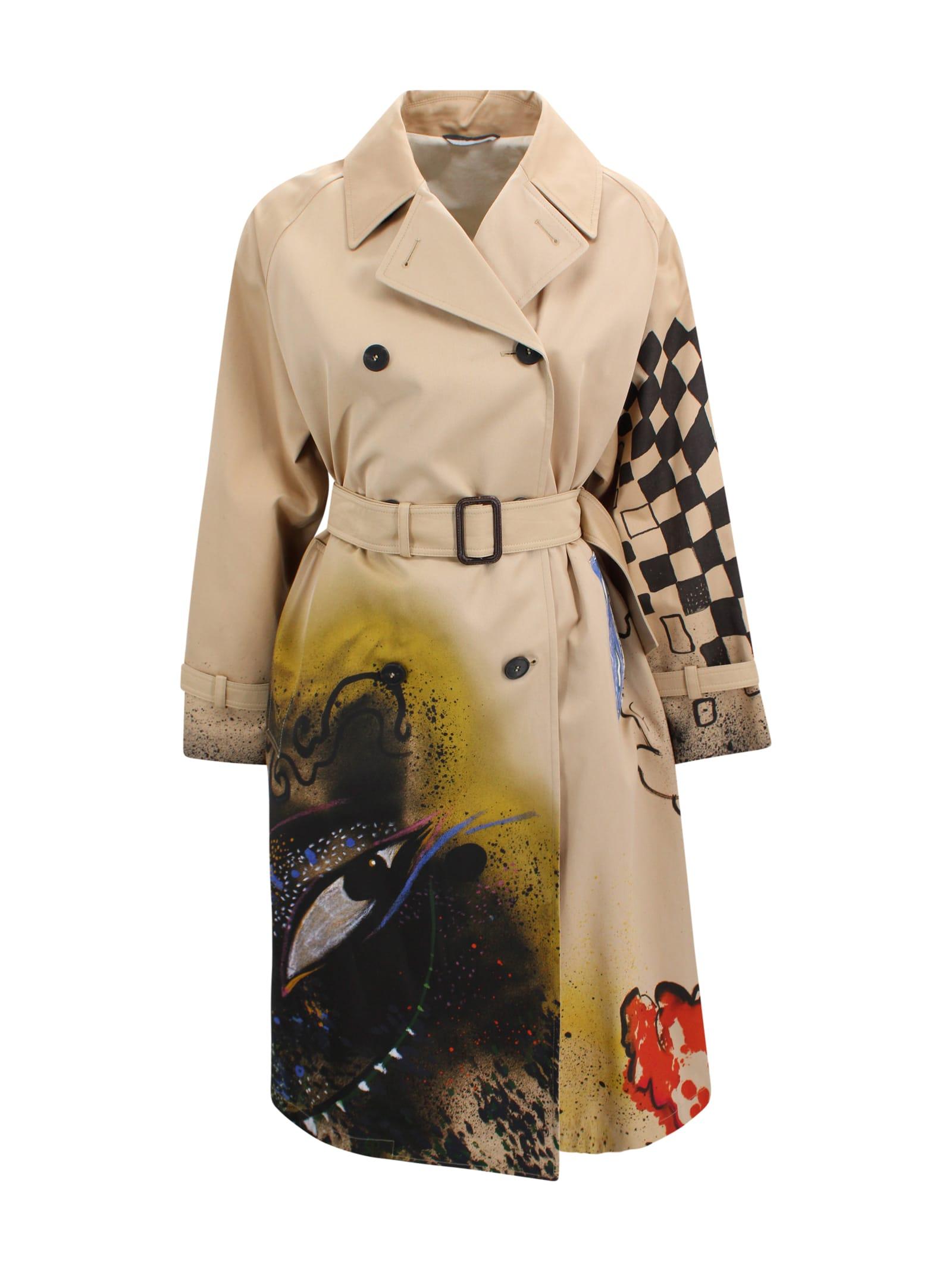 weekend max mara artistic reinterpretation trench coat