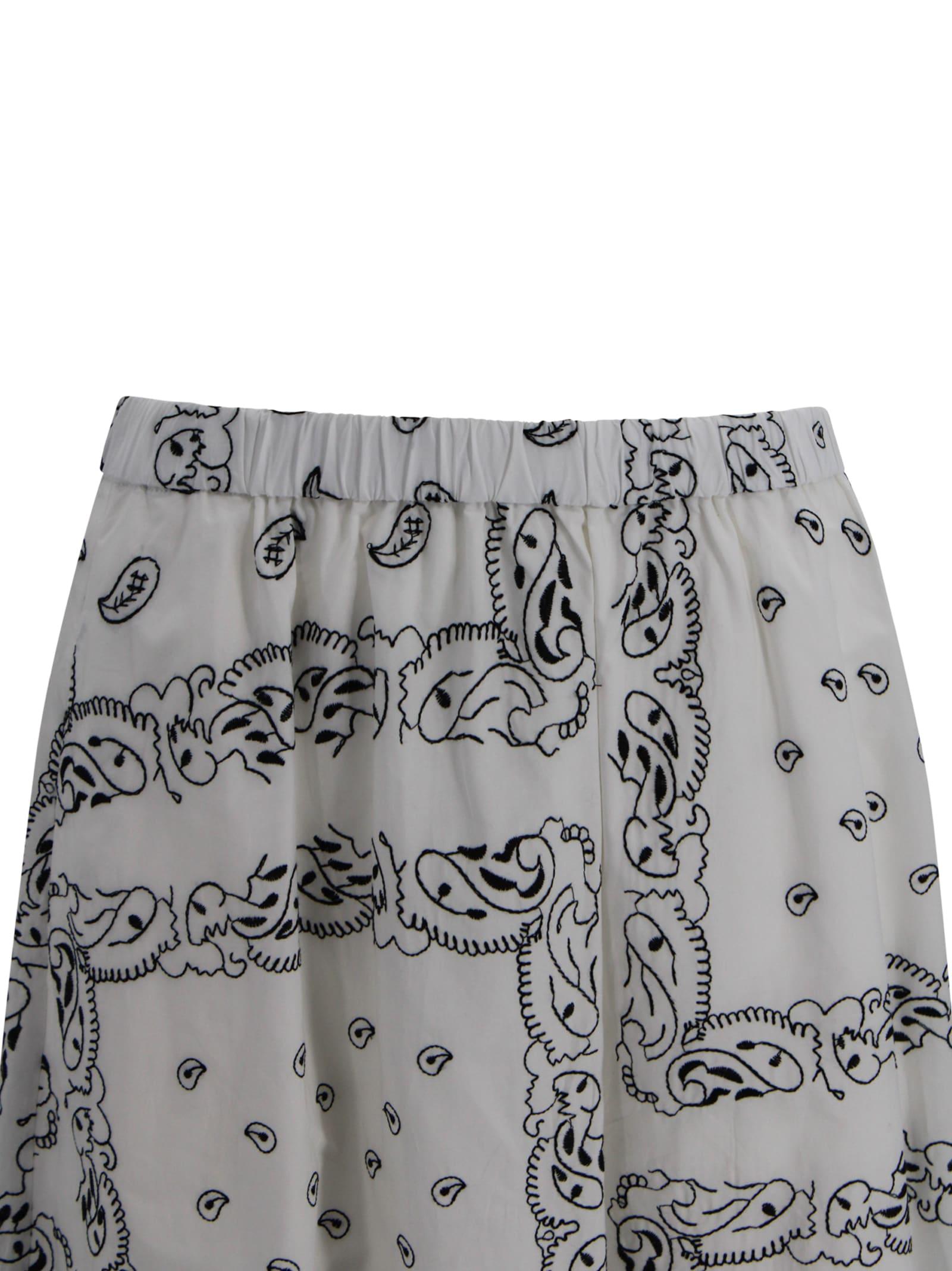 weekend max mara caravan paisley midi skirt