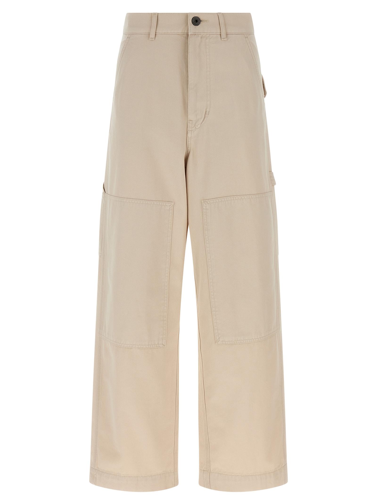 weekend max mara caronte pants beige cotton - women
