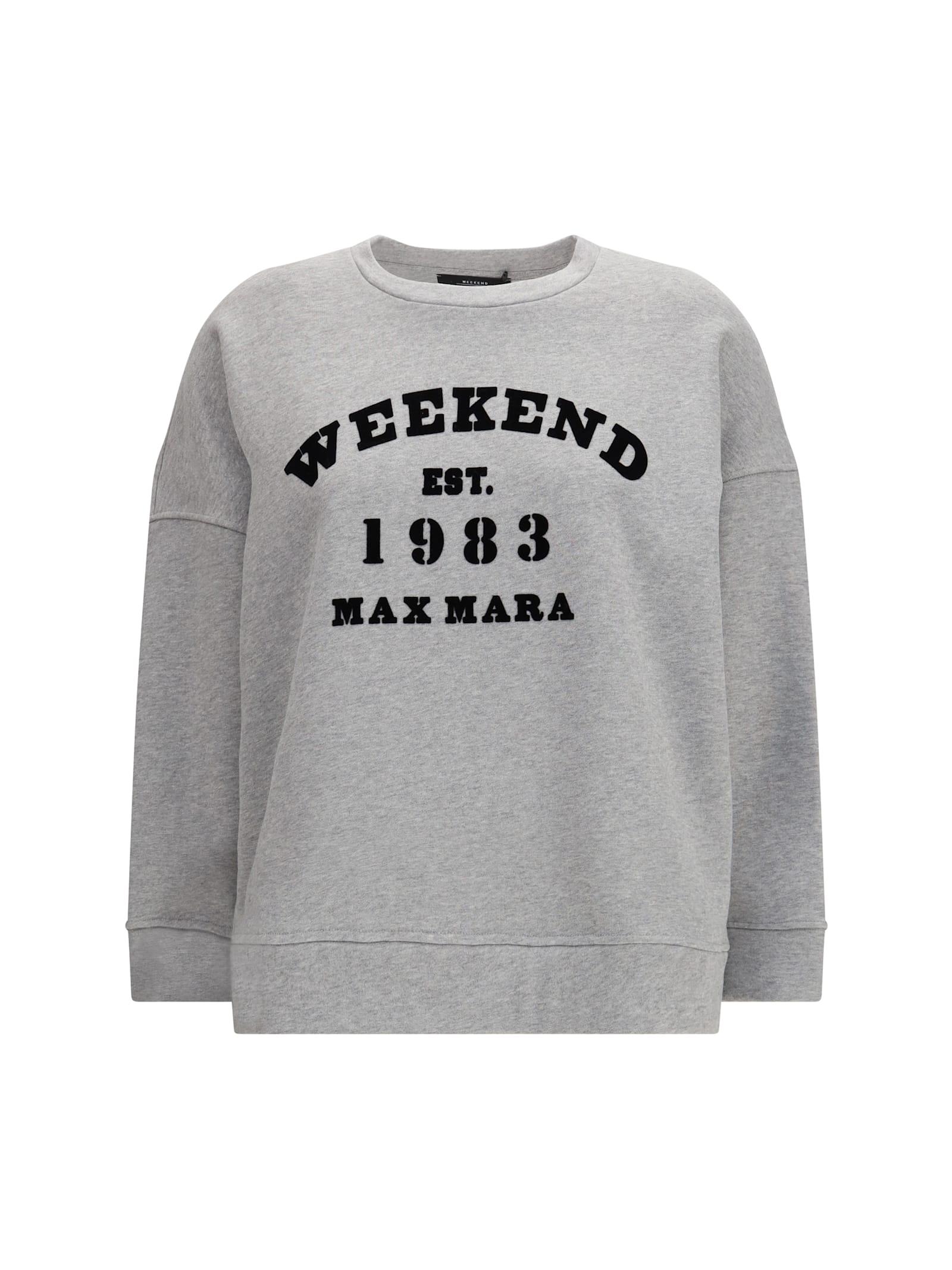 weekend max mara cotton crewneck sweatshirt