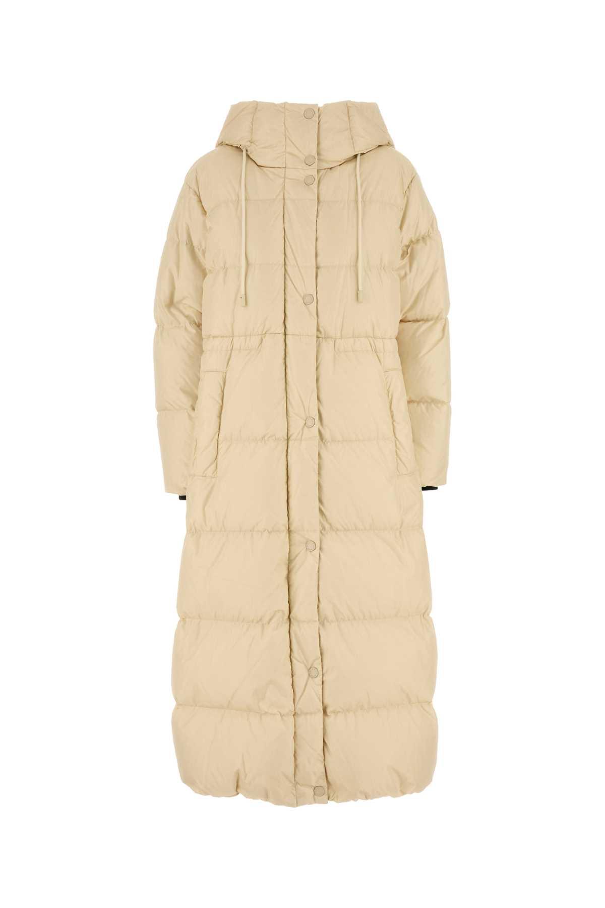 weekend max mara cream nylon dolly down jacket