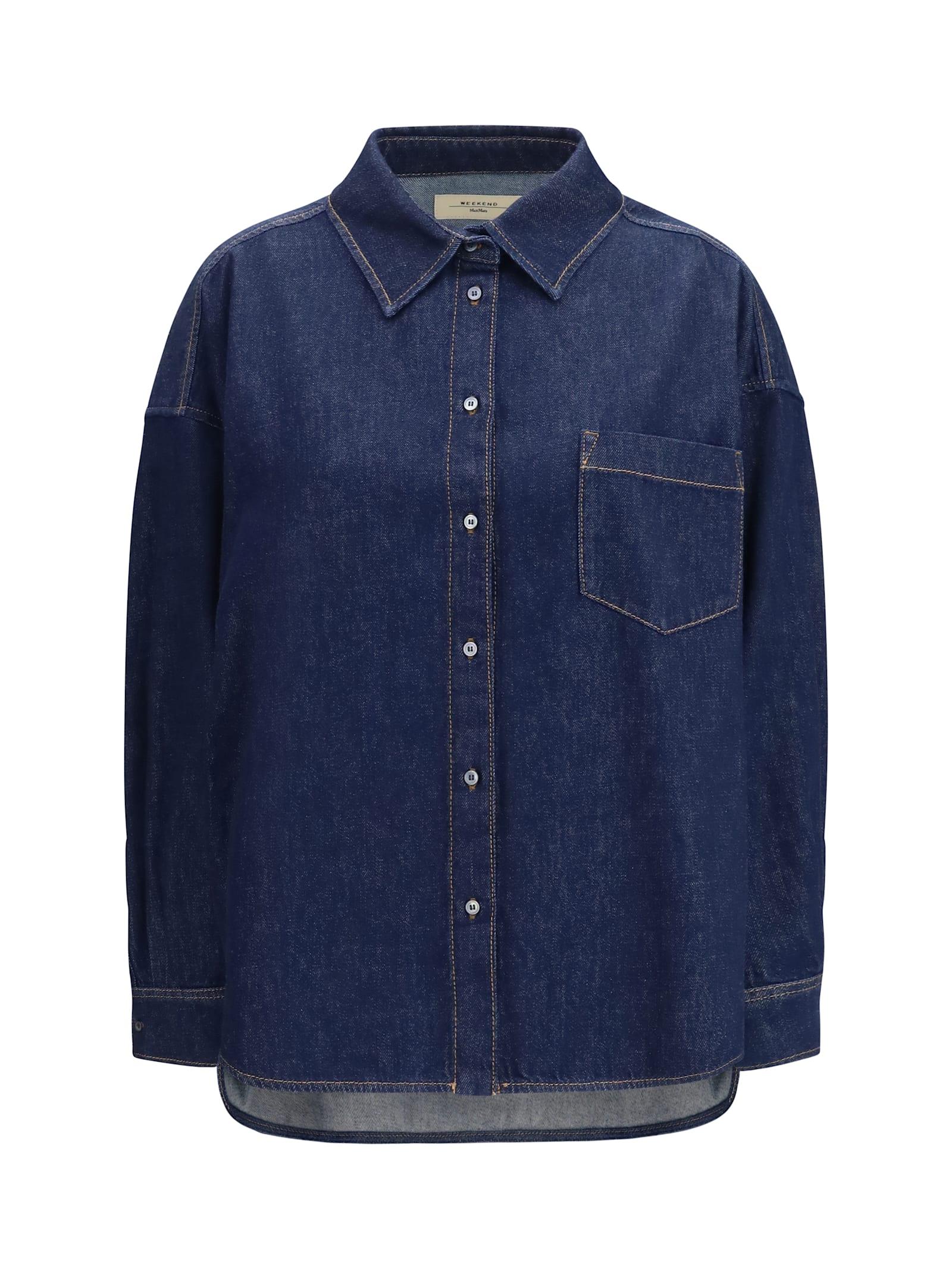 weekend max mara denim shirt