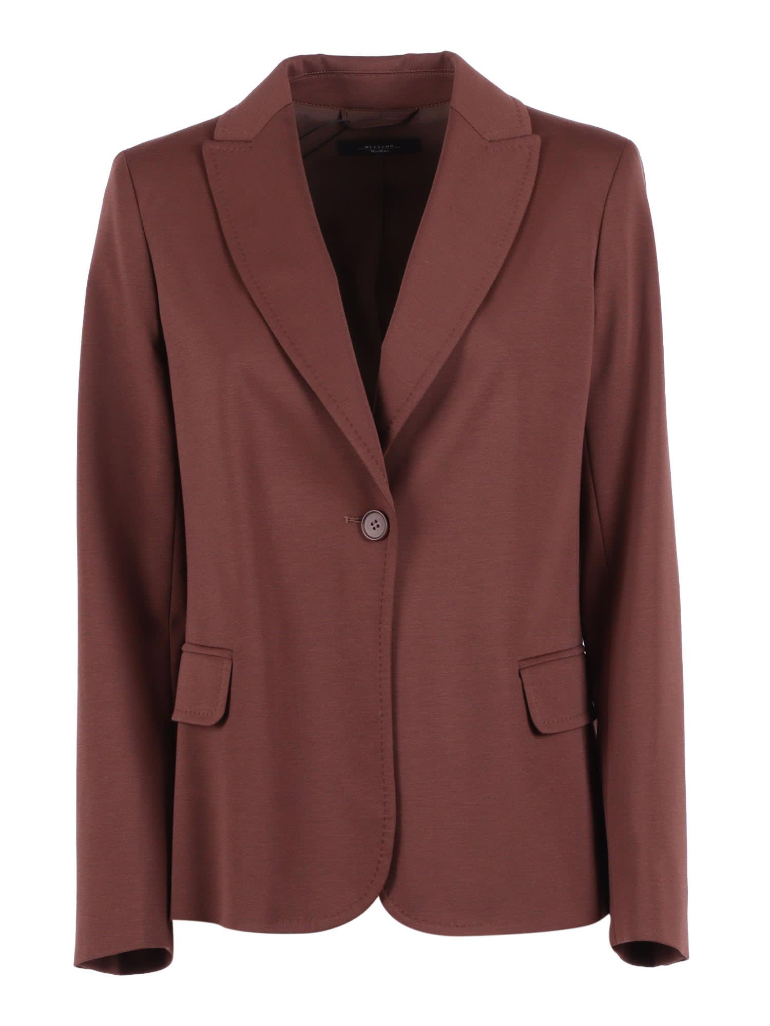 weekend max mara jersey jacket