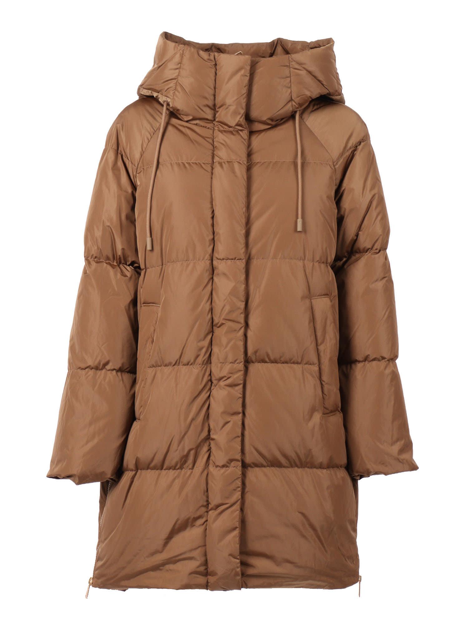 weekend max mara long padded jacket