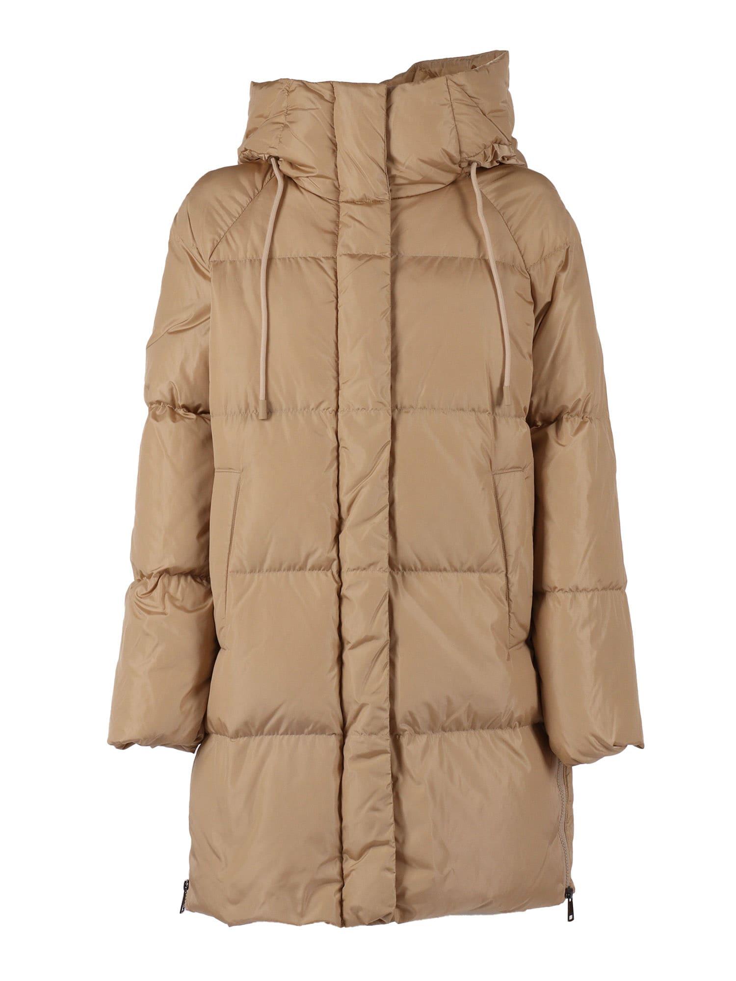 weekend max mara long padded jacket