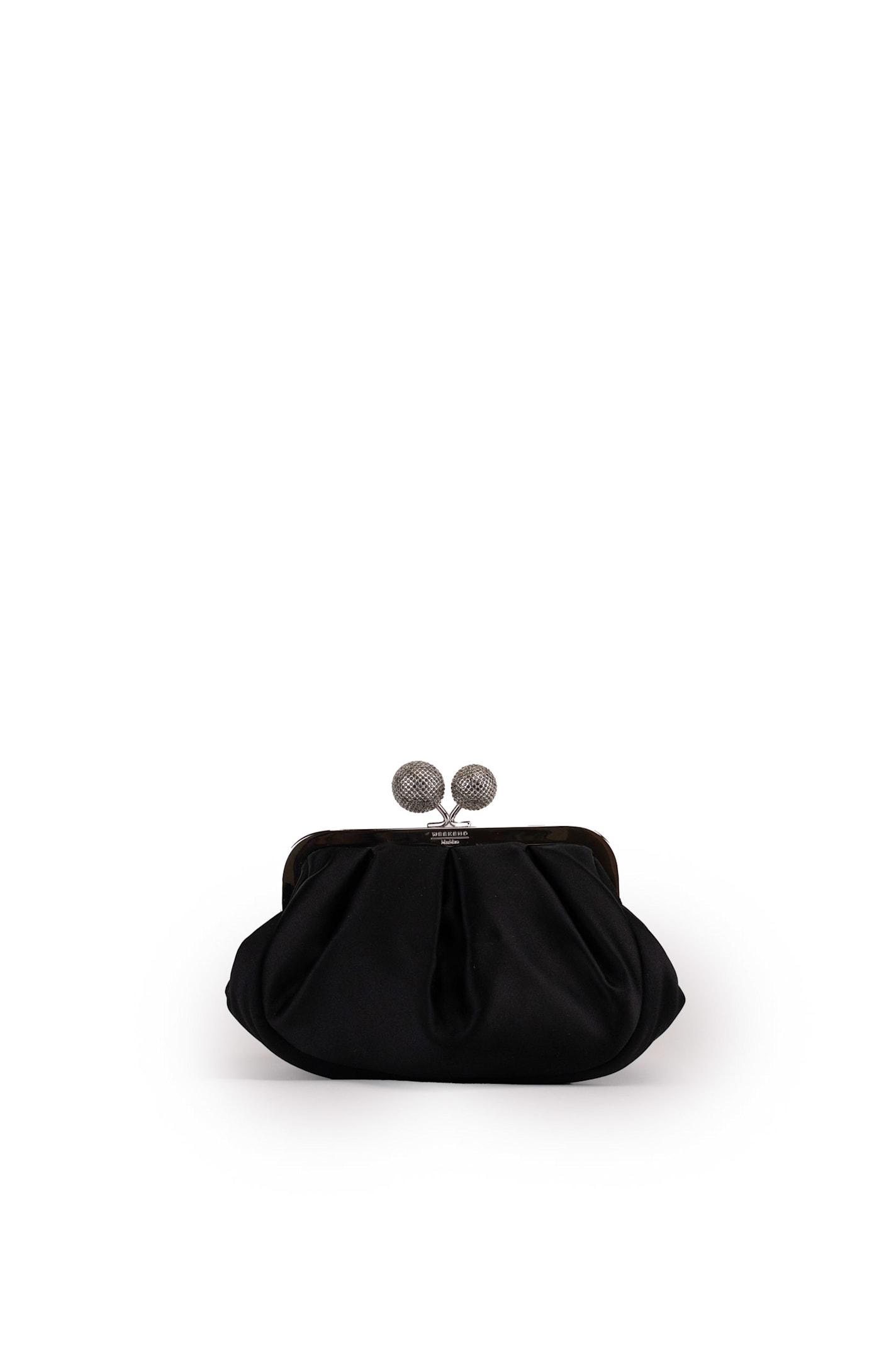 weekend max mara pasticcino bag small in satin