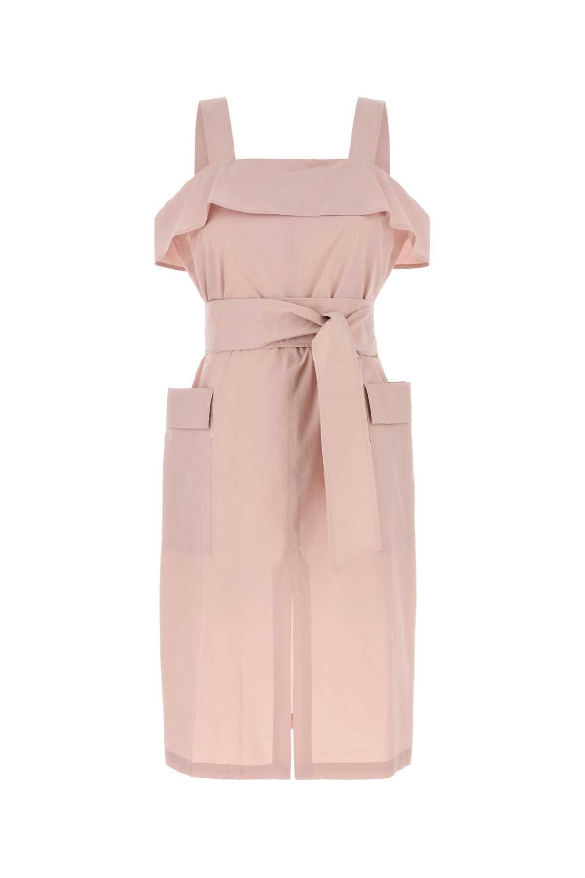 weekend max mara pink cotton arte1234 dress