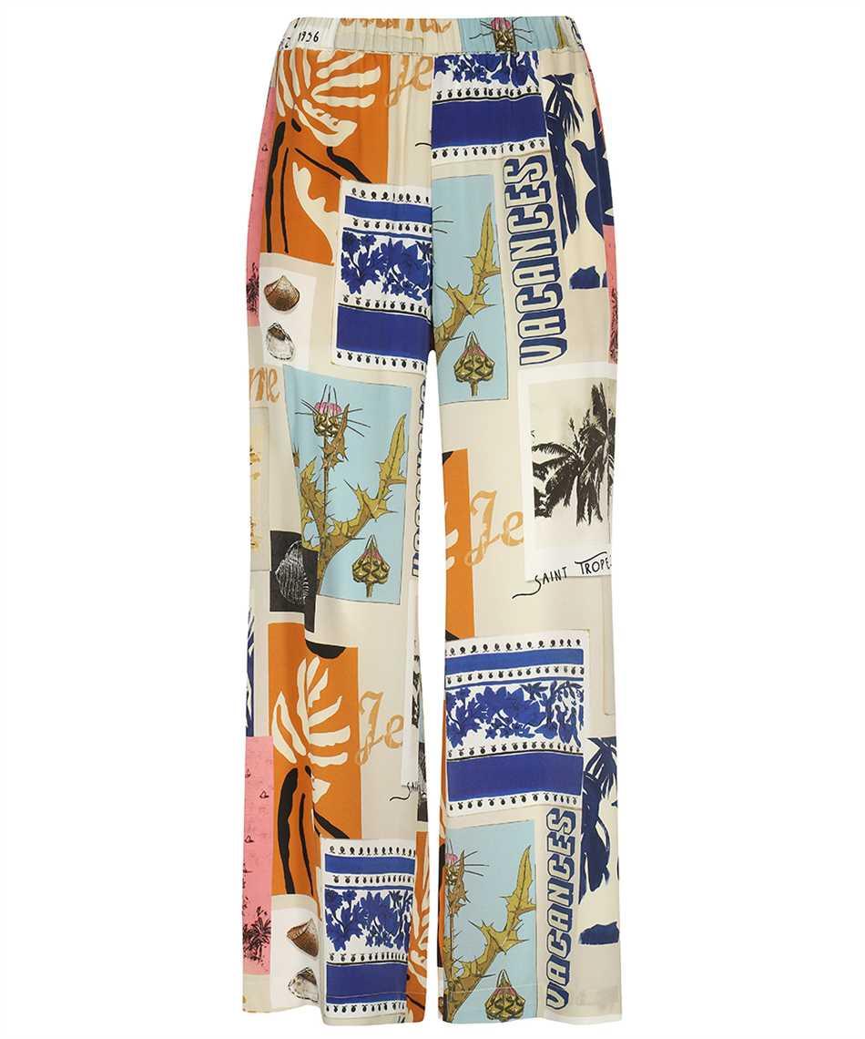 weekend max mara silk trousers