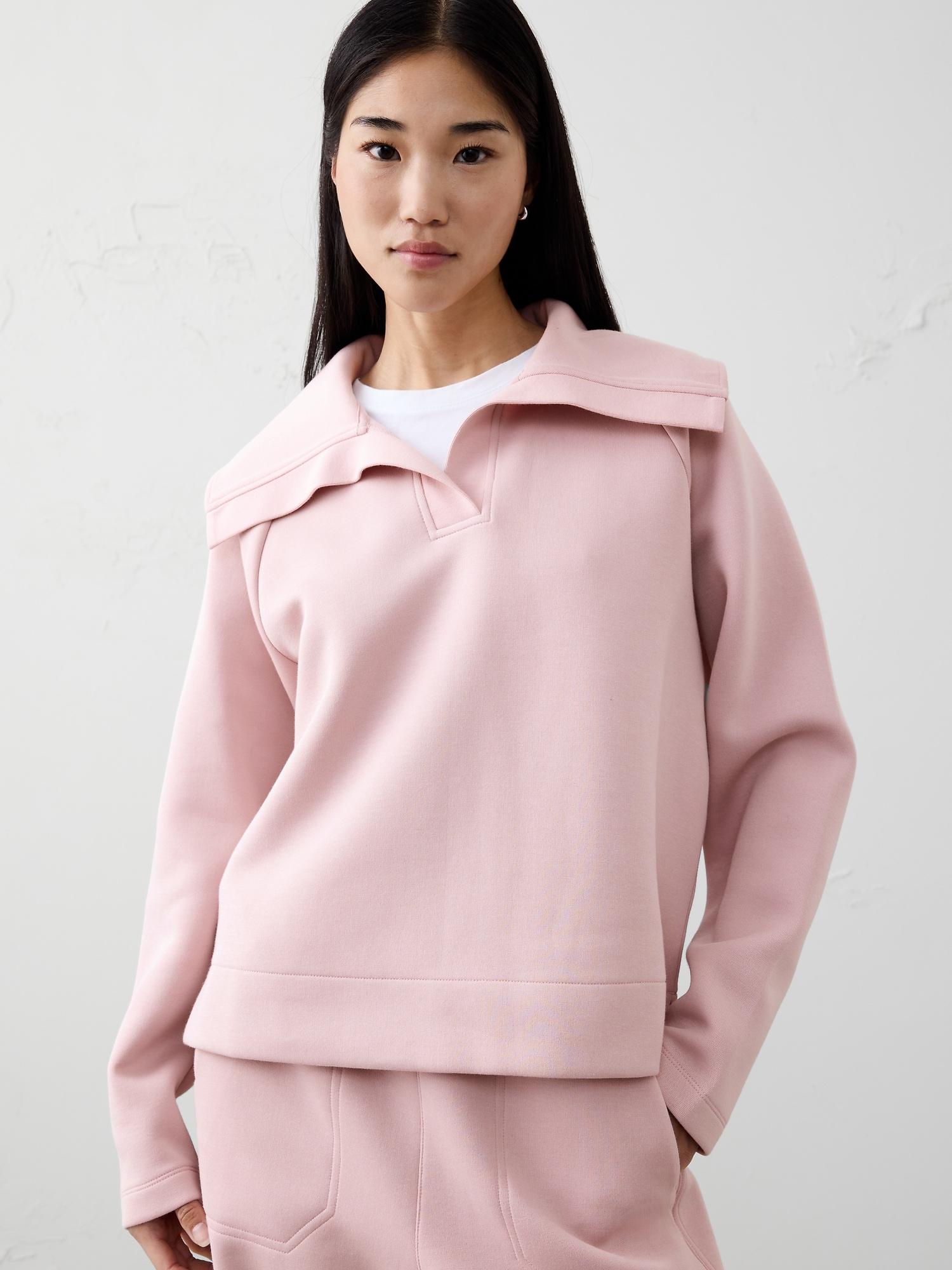 weekender collared sweatshirt