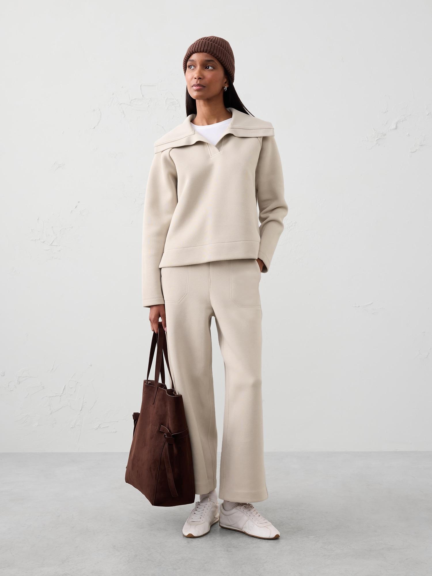 weekender collared sweatshirt