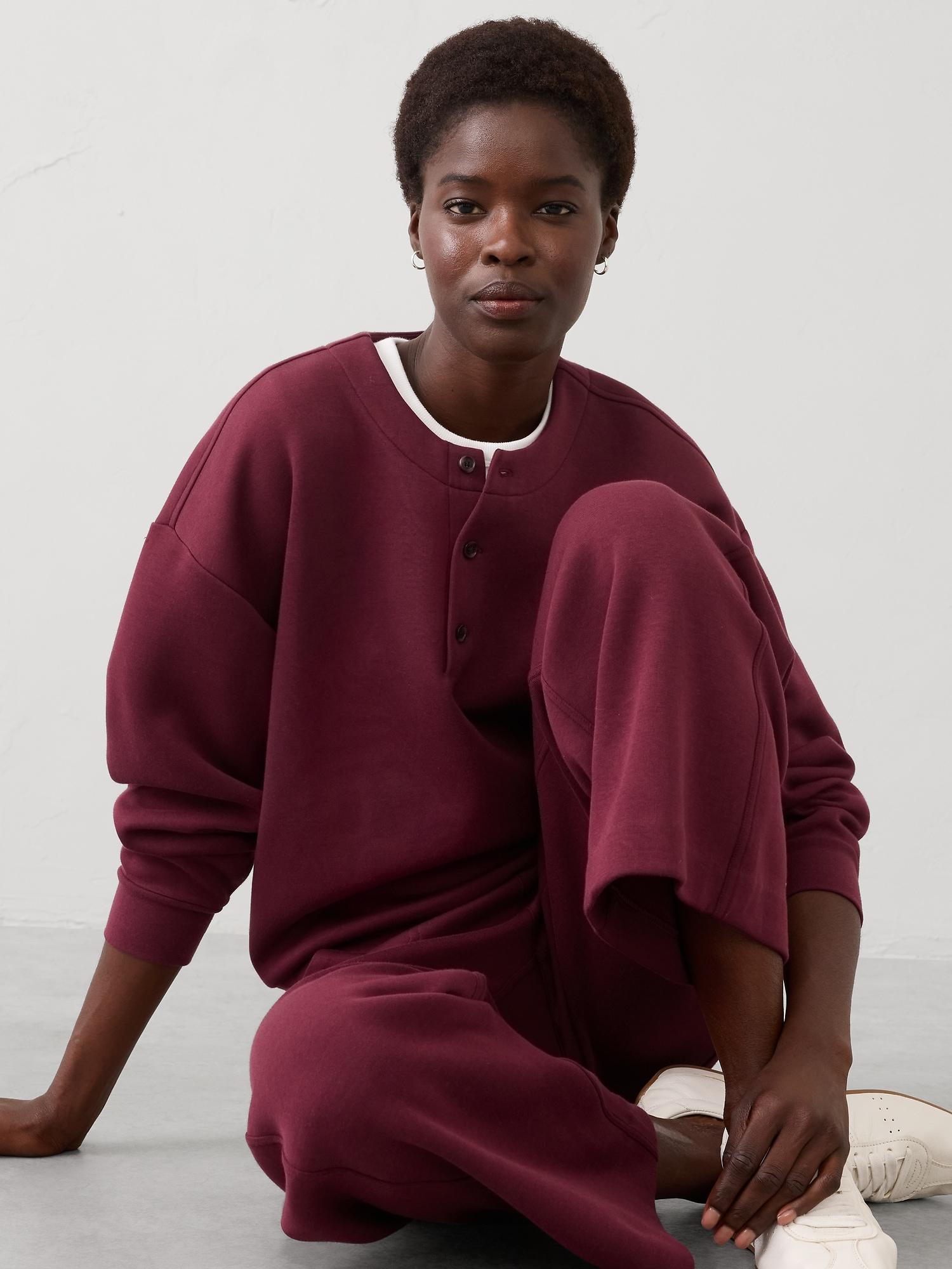 weekender henley sweatshirt