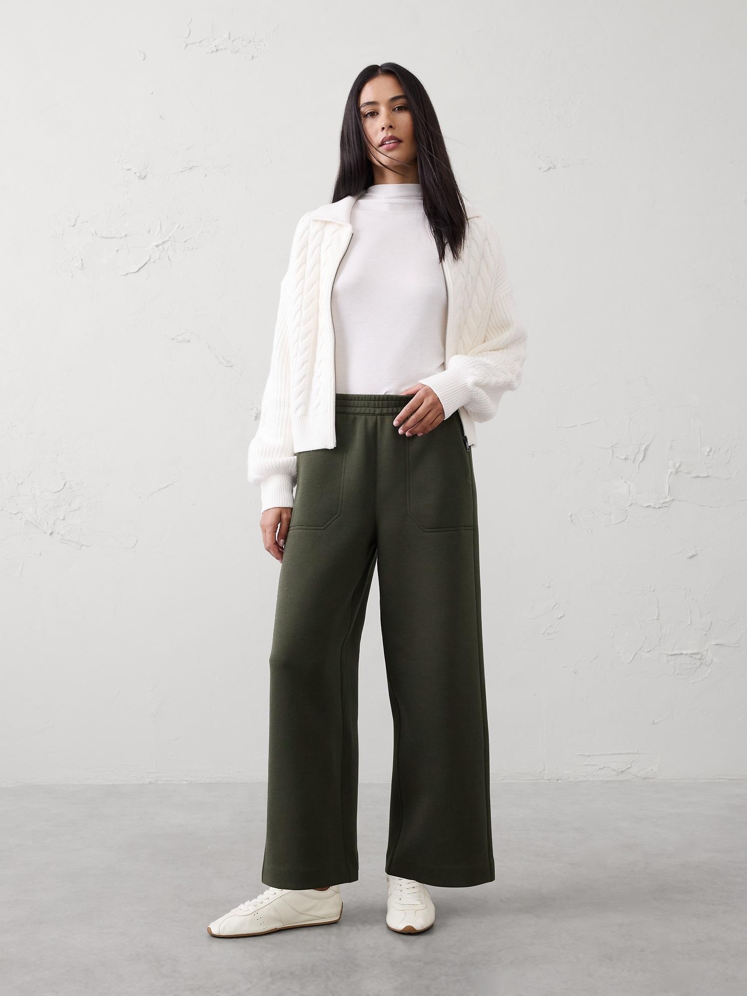weekender wide-leg high-rise pant