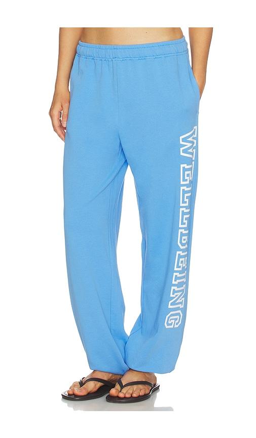 wellbeing + beingwell cooper jogger in blue.