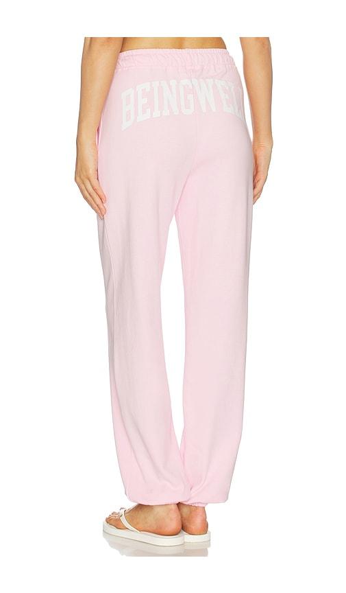 wellbeing + beingwell cooper jogger in pink.