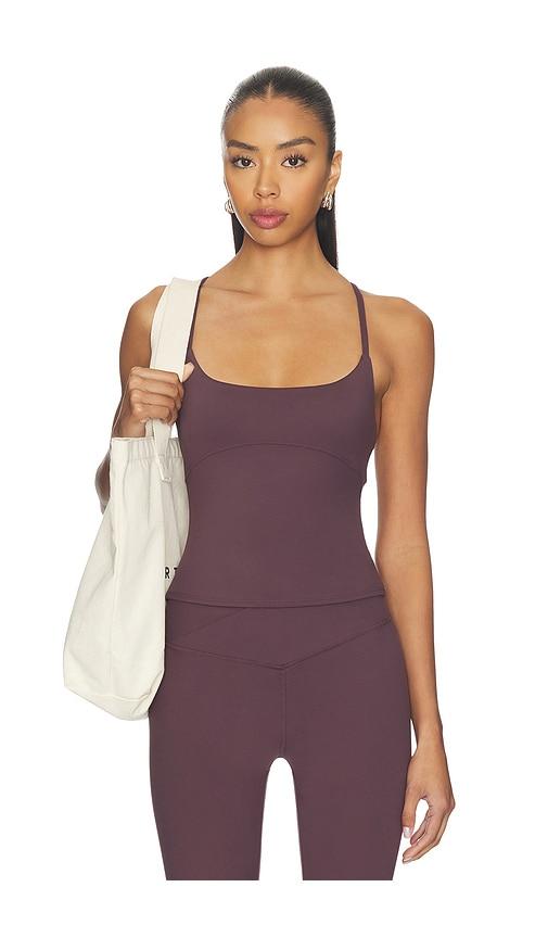 wellbeing + beingwell flowwell haven tank in mauve.