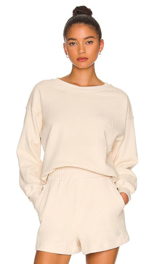 wellbeing + beingwell goldie sweatshirt in cream.