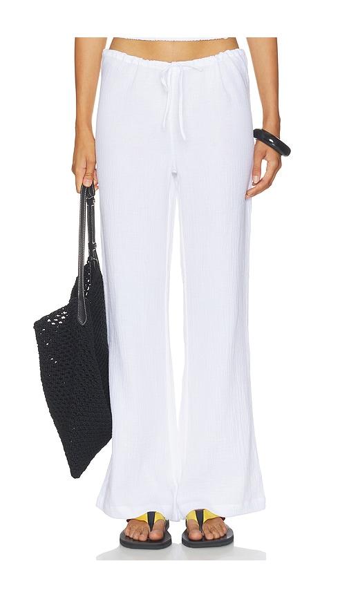 wellbeing + beingwell headley pant in white. - size l (also in xxs, xs, s, m, xl)