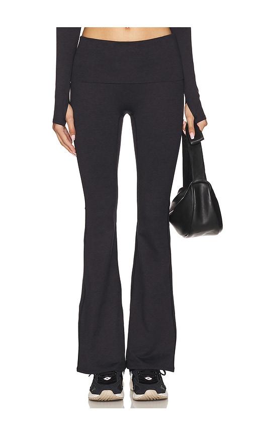 wellbeing + beingwell loungewell monte foldover pant in charcoal. - size l (also in xl)