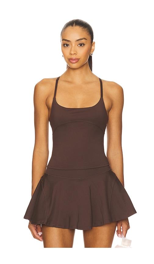 wellbeing + beingwell movewell haven tank in brown.