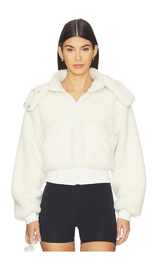 wellbeing + beingwell ponderosa jacket in ivory.