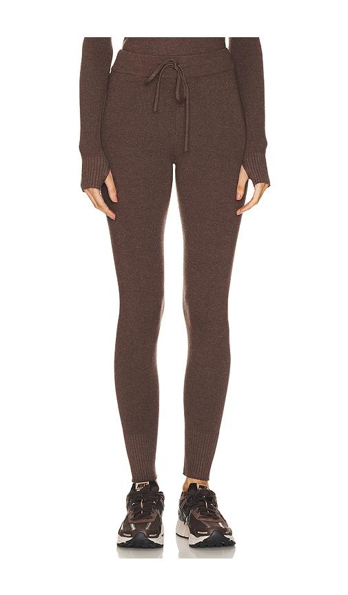 wellbeing + beingwell royal knit tight in brown. - size l (also in xl)