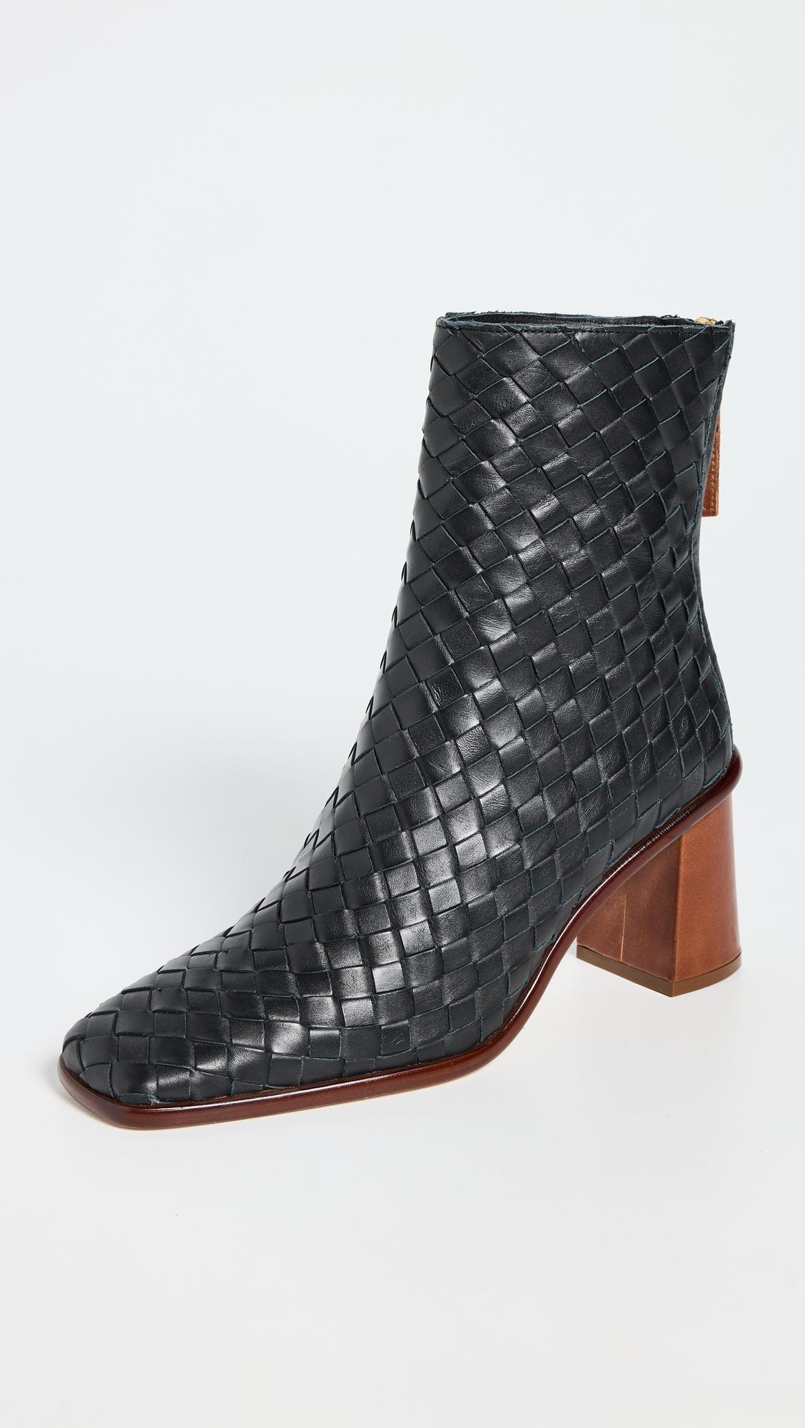 west braid ankle boots