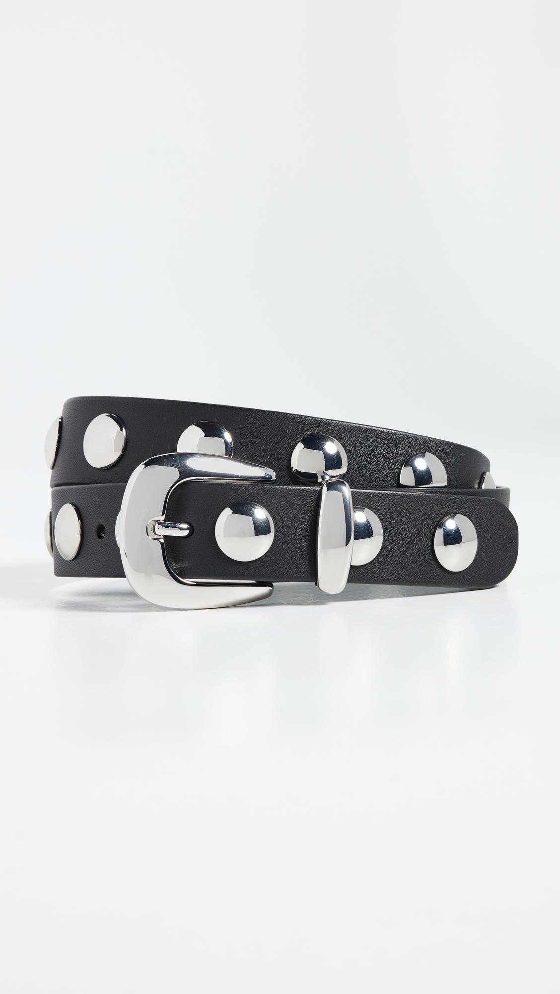 western studded belt