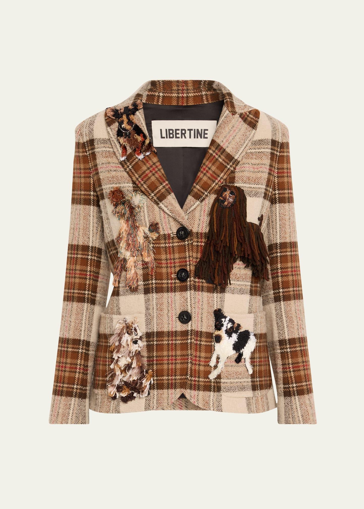 westminister embroidered single-breasted jacket