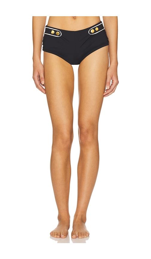 weworewhat sailor swim short in black.