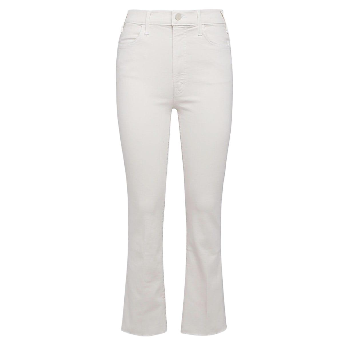 white cotton jeans