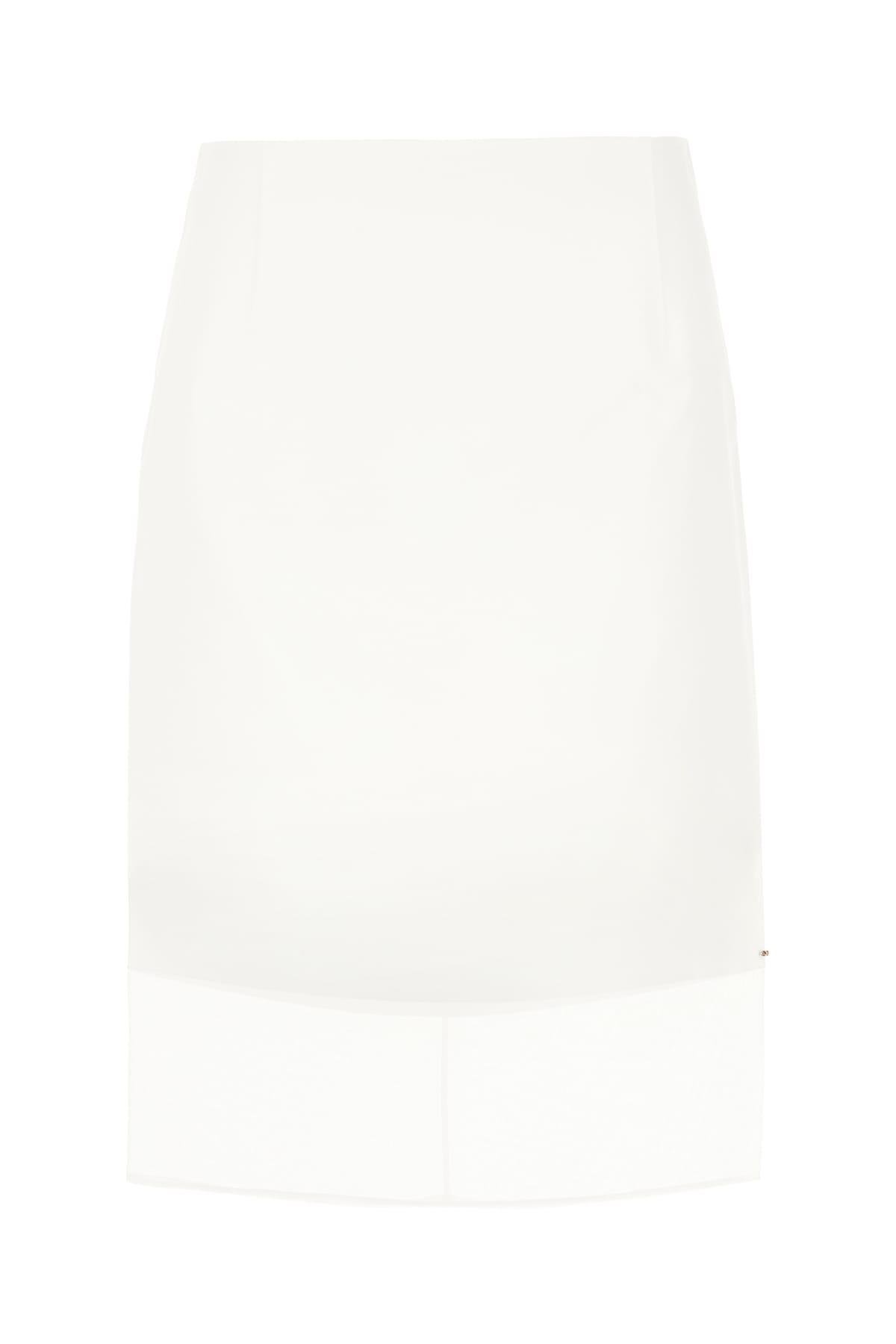 white cotton skirt
