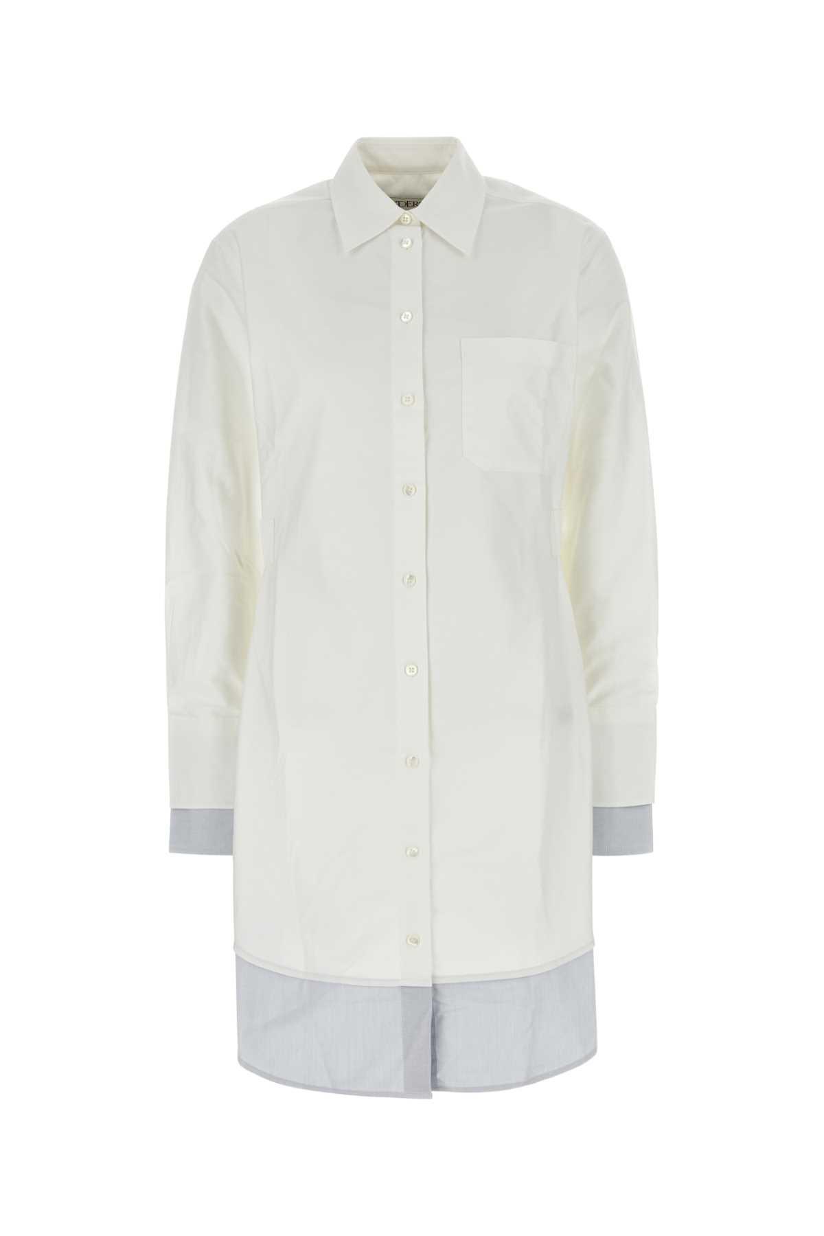 white oxford shirt dress