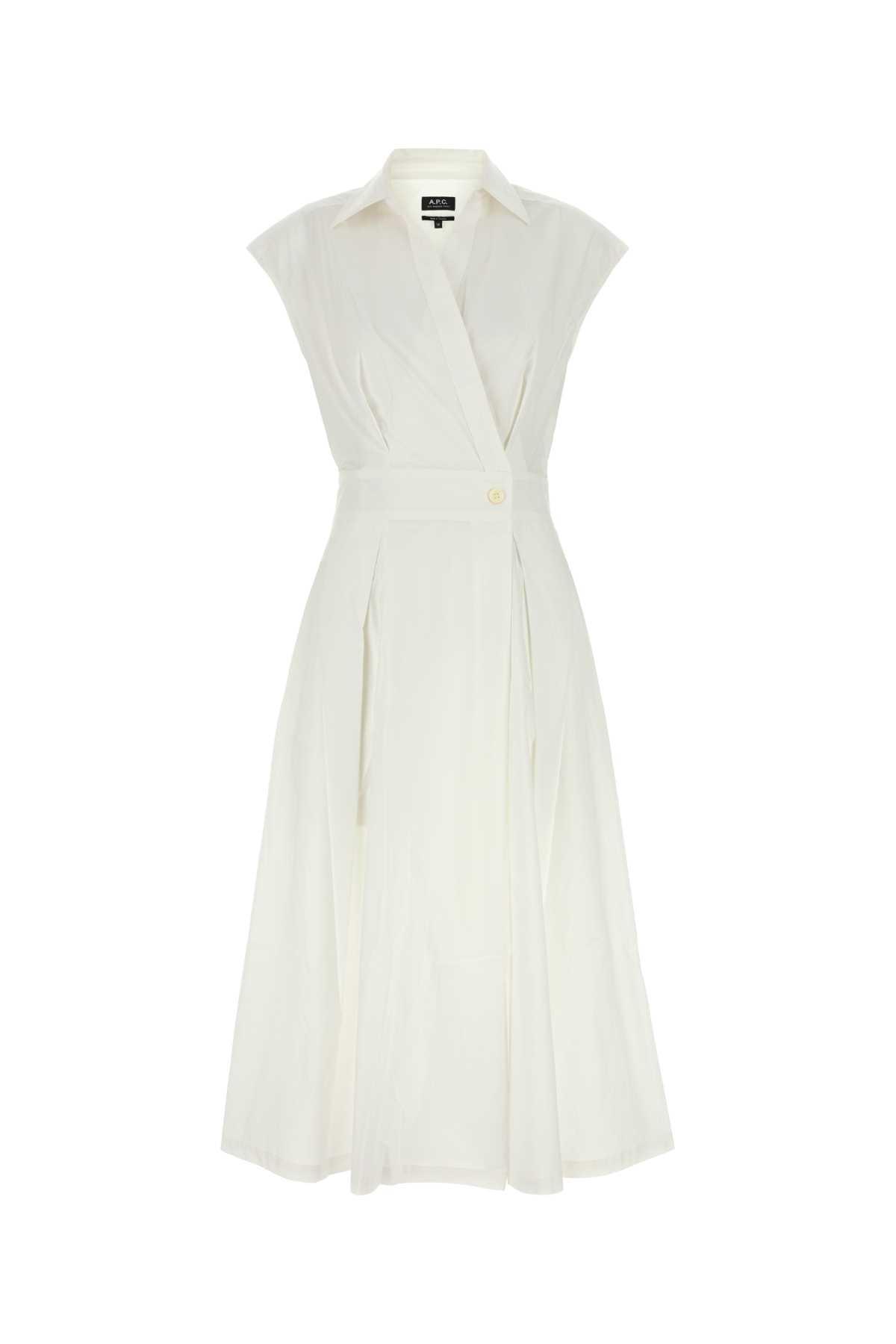white poplin athena dress