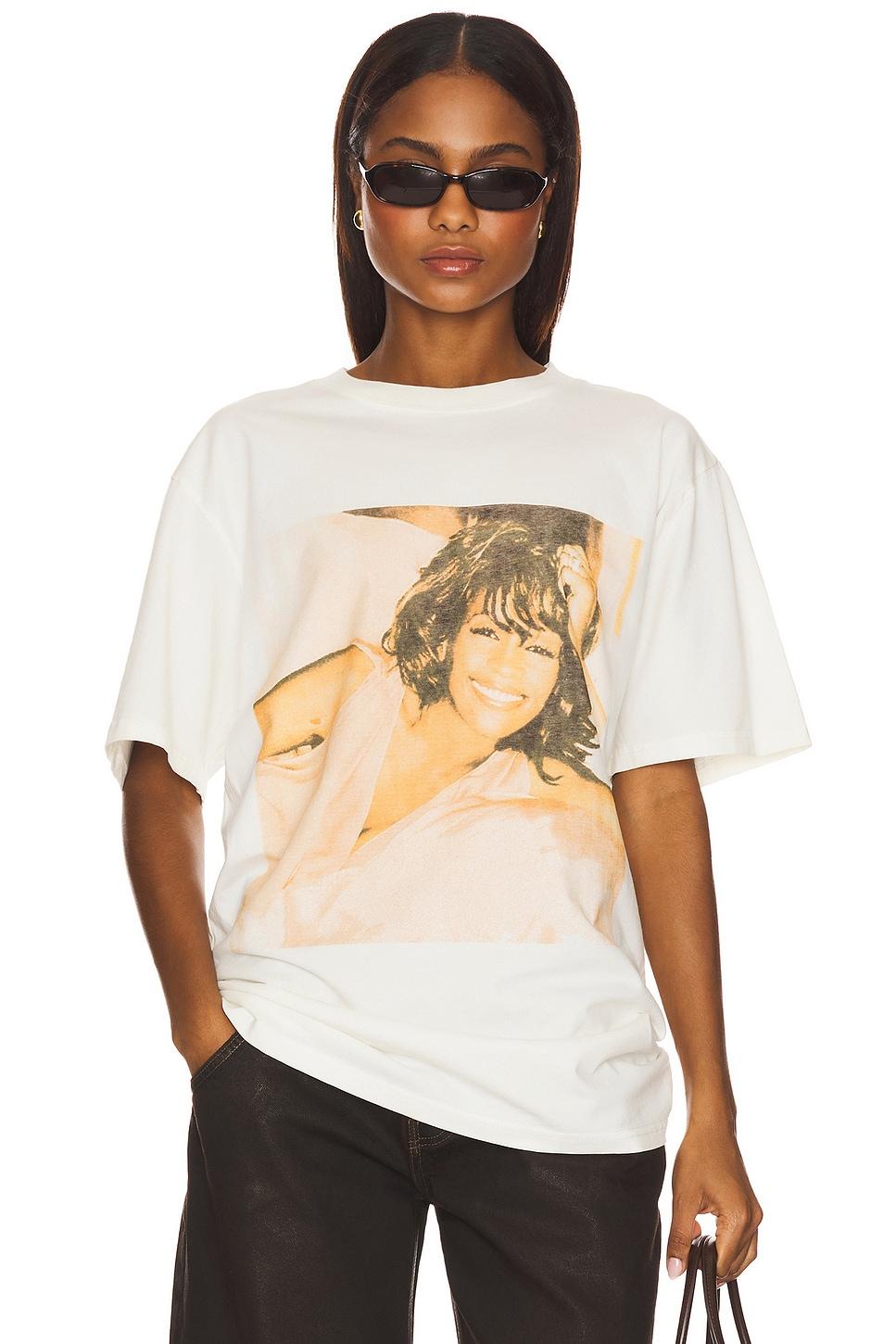 whitney houston guitar tee