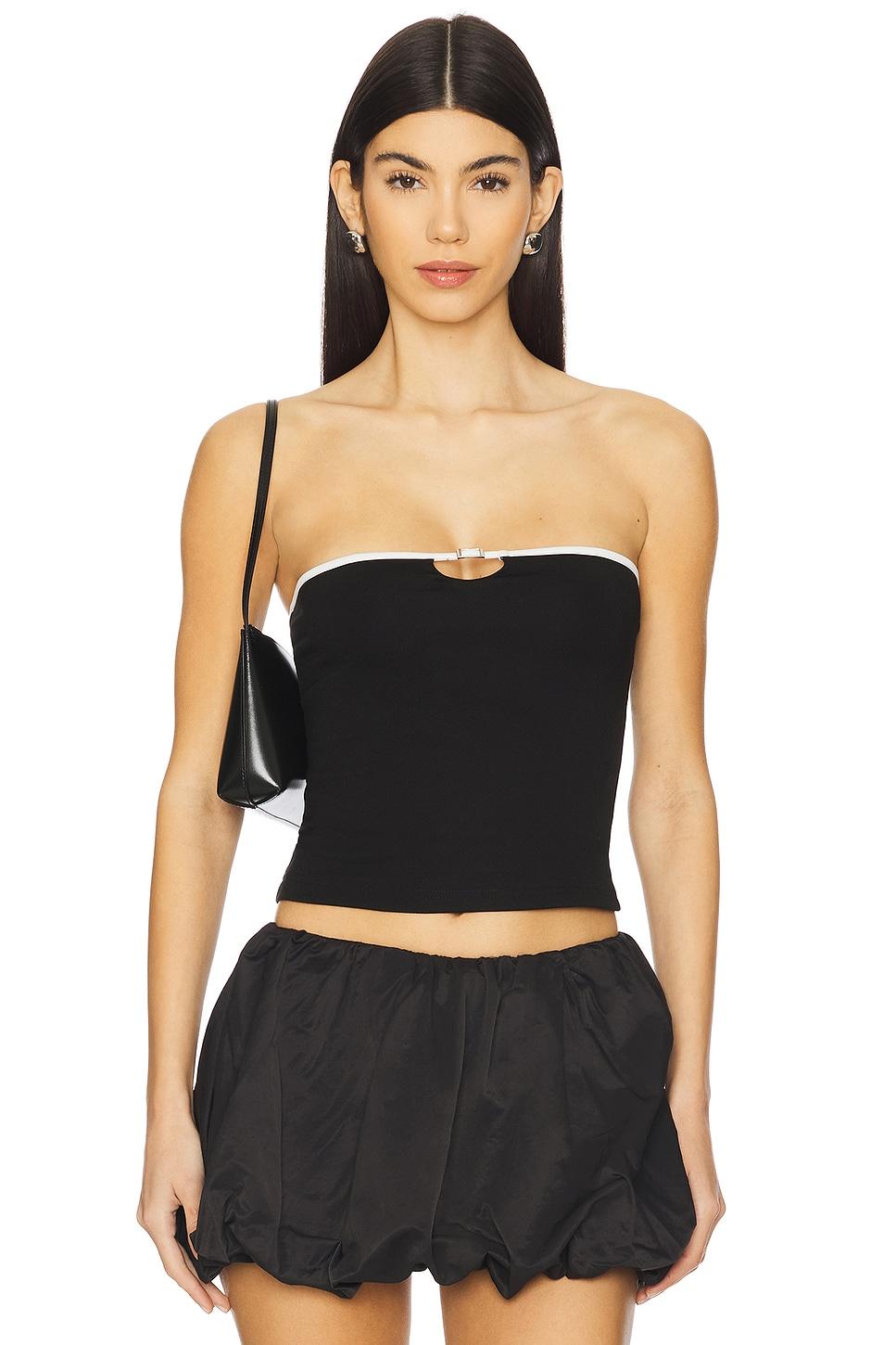 whitney strapless top