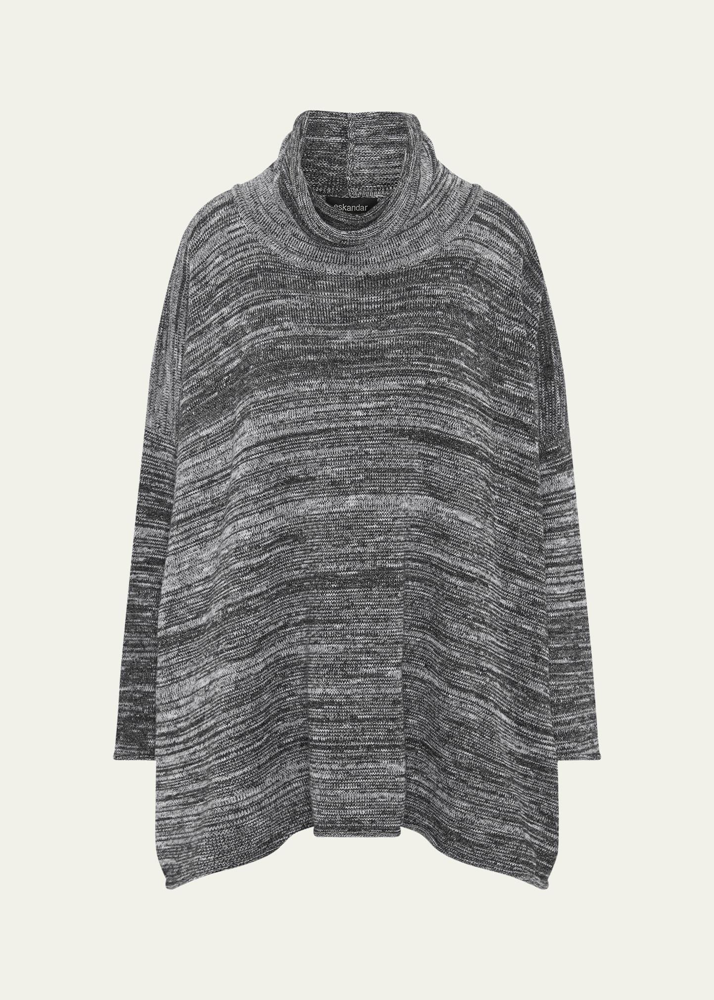 wide a-line monks top (long length)