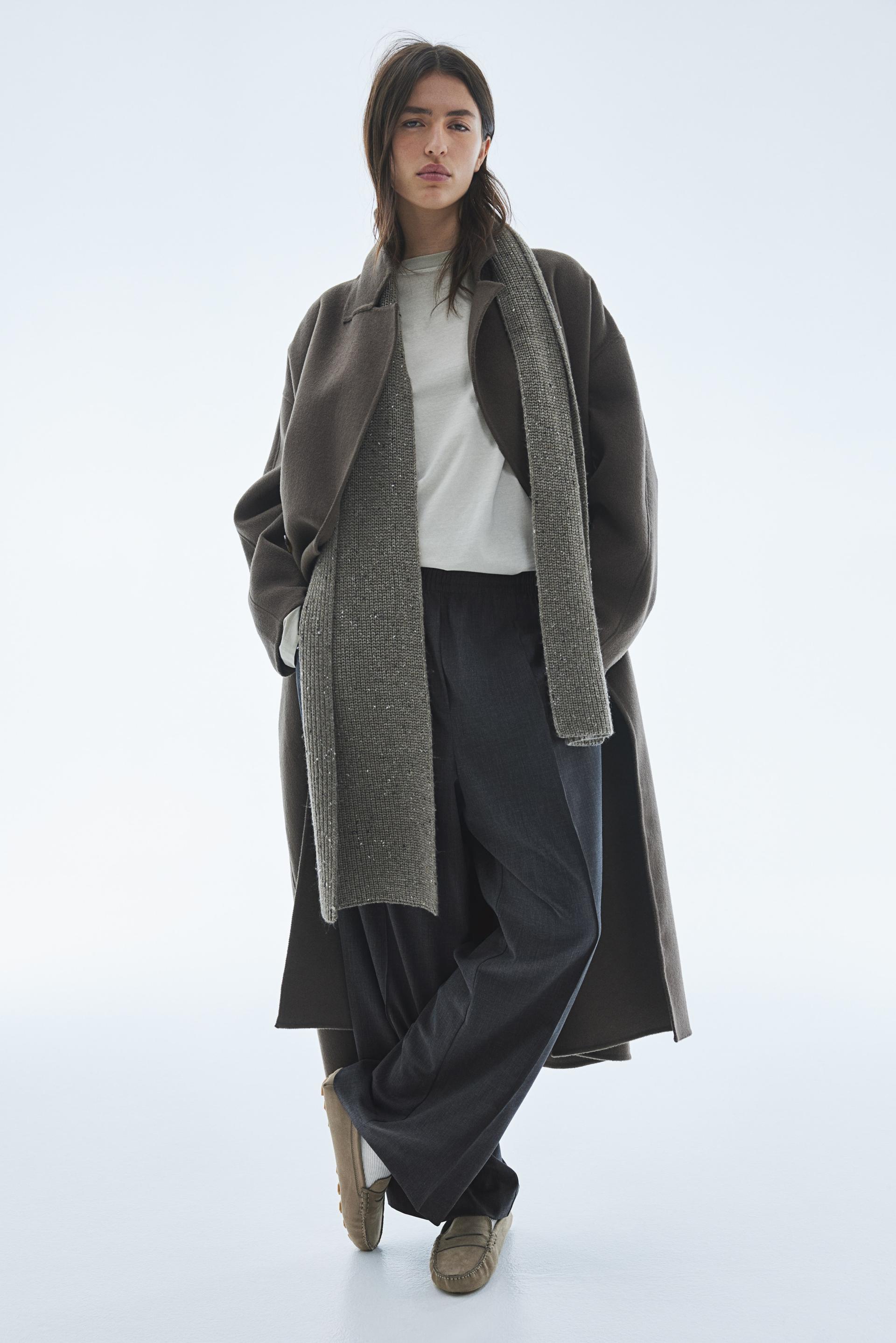 wide crease-detail pants