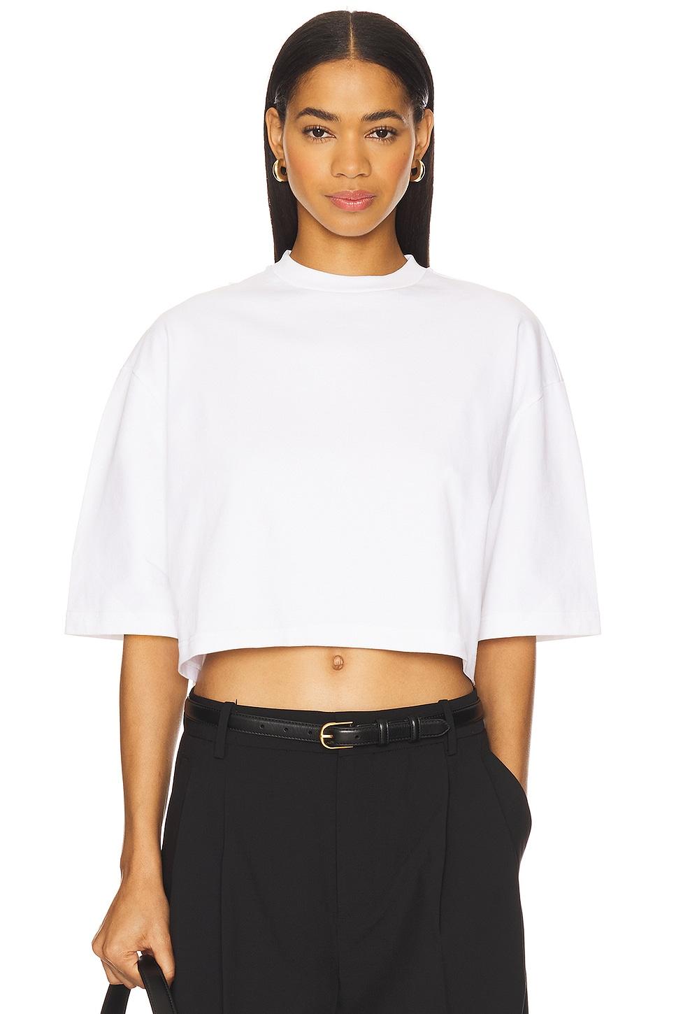 wide cropped t-shirt