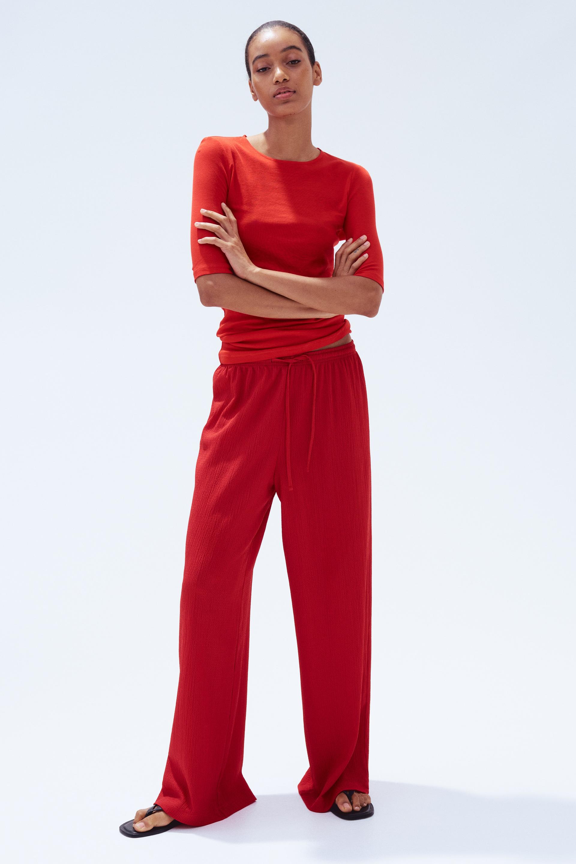 wide-cut pull-on pants