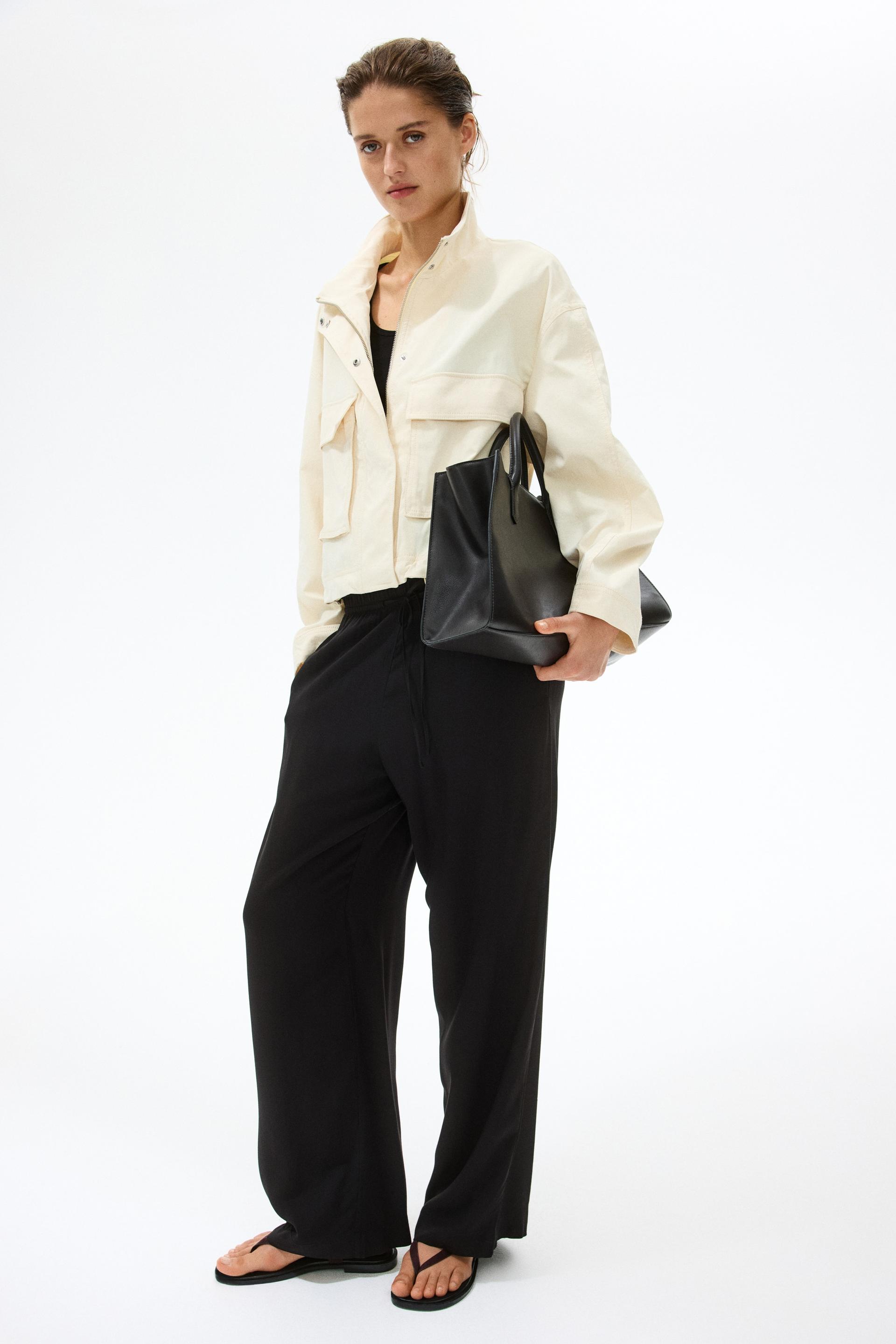 wide-cut pull-on pants