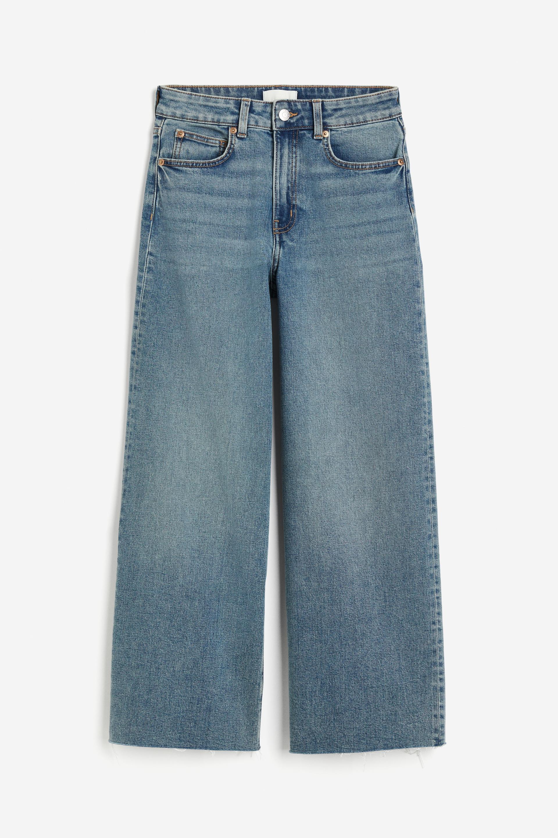 wide high ankle jeans