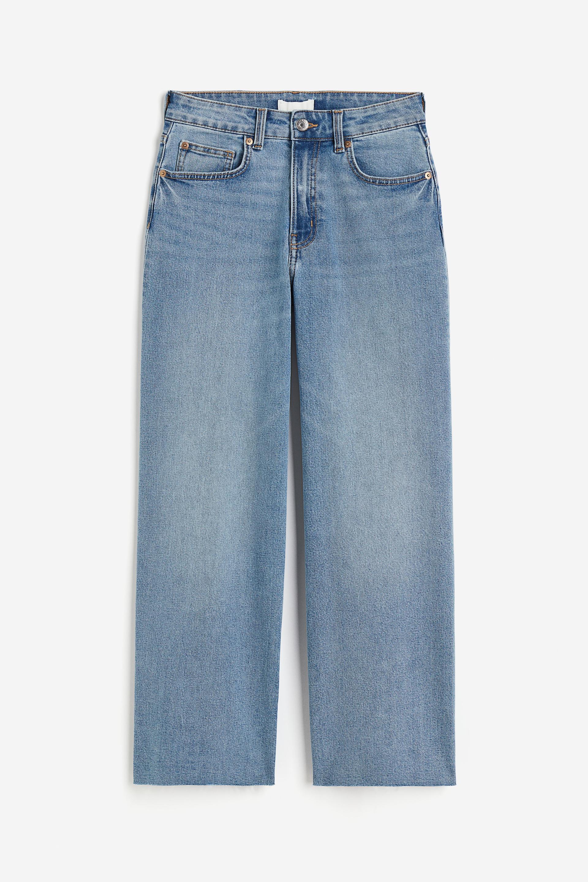 wide high ankle jeans